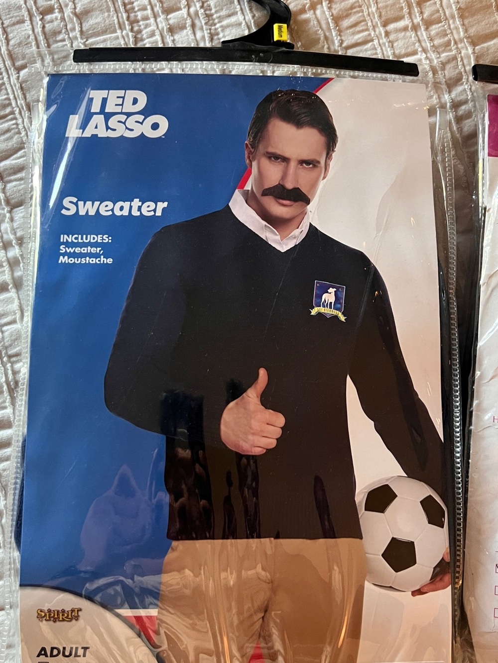 Spirit Ted Lasso Black Sweater with Crest